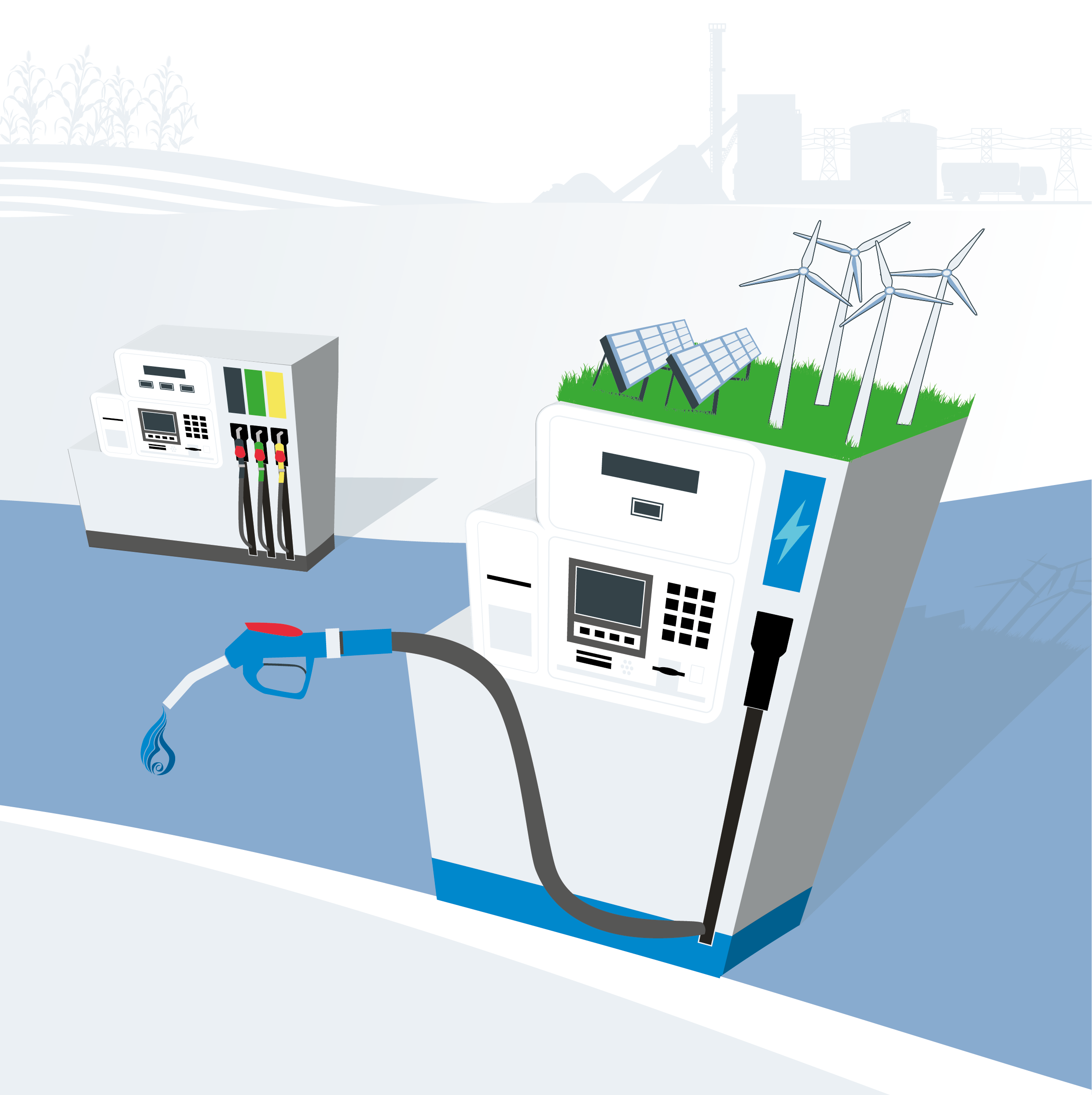 Cover image from the report "What role is there for electrofuel technologies in European transport’s low carbon future?"